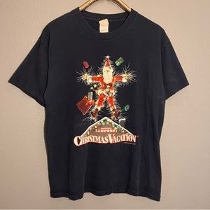 National Lampoons Christmas Vacation Retro 80s T Shirt Size Large